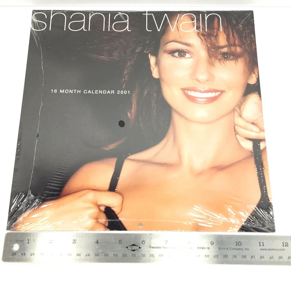 Shania Twain 2001 12x12 16 Month Wall Calendar Sealed